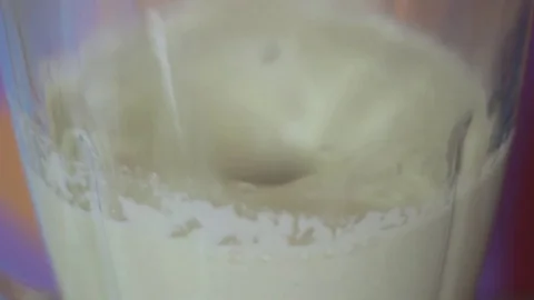 Blending spices and chickpeas paste on high speed blender Stock Footage 79537061