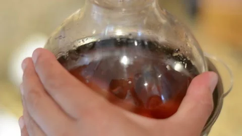 Blending the Tomato Puree Stock Footage 136059339