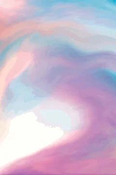 Blending of wavy colors background Stock Illustration