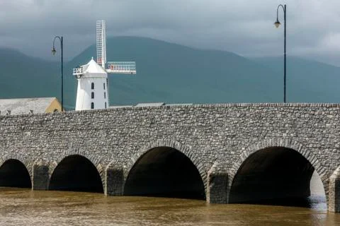 Blennerville Windmill - County Kerry - Republic of Ireland Stock Photos