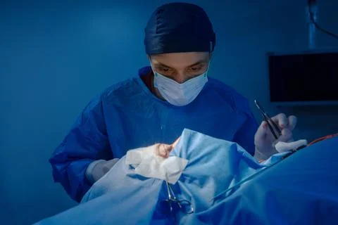 Blepharoplasty, plastic surgery to correct eye deformities. removal of fat .. Stock Photos