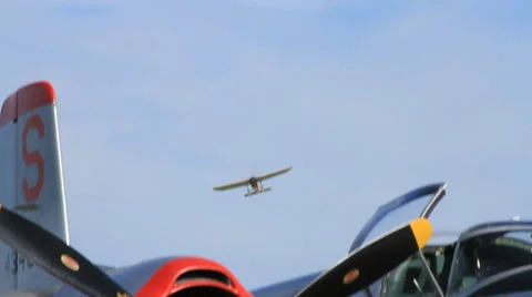 Bleriot aircraft (1909) Stock Footage 27557420