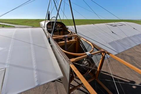Bleriot areoplane replica experimental Foto stock