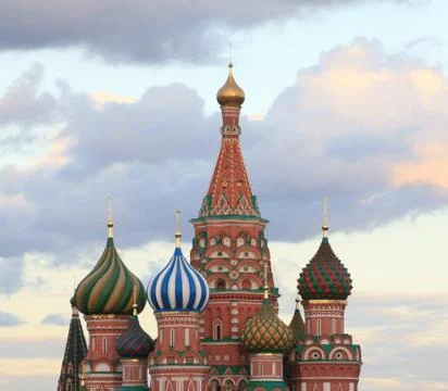 Blessed basil cathedral Stock Photos
