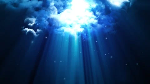 Blessing Light from Clouds Stock Footage 317840627