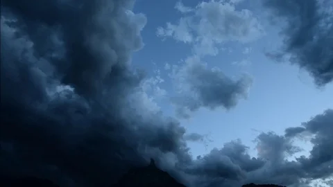 Bleu royal. Evening color. Stock Footage 79003137