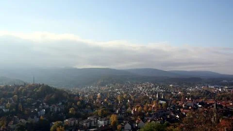 Blick über Werningerode Stock Photos