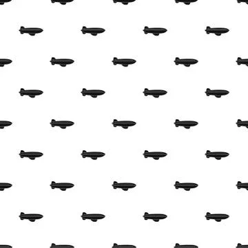 Blimp aircraft flying pattern vector 스톡 일러스트