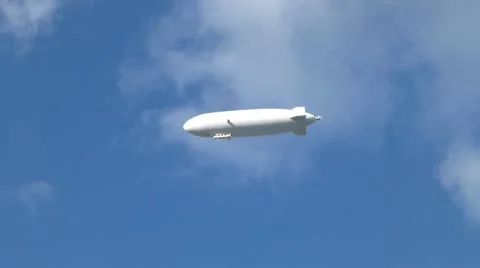 Blimp Stock Footage 12558553