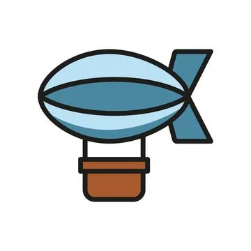 Blimp icon vector design templates simple and modern 스톡 일러스트