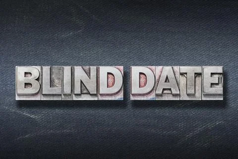 Blind date den Stock Photos
