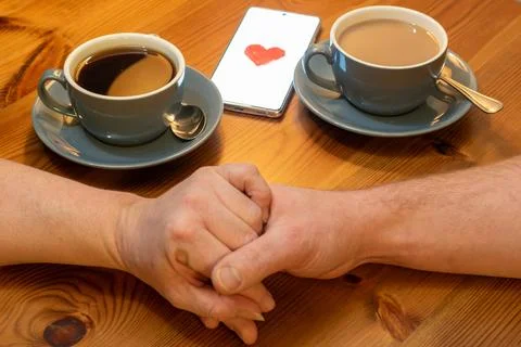 Blind Dating Foto stock