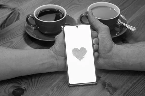 Blind Dating Foto stock