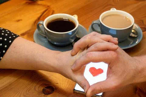 Blind Dating Foto stock