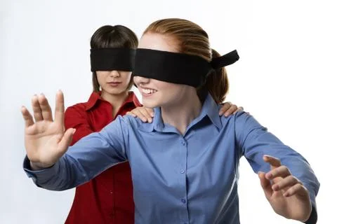 Blind leading the blind Stock Photos