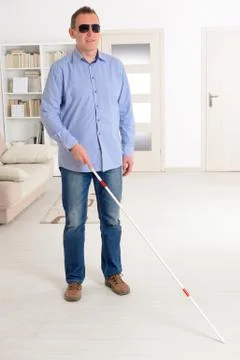 Blind man Stock Photos