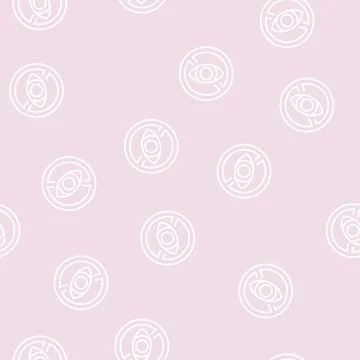 Blind sign line seamless pattern Illustrazione stock
