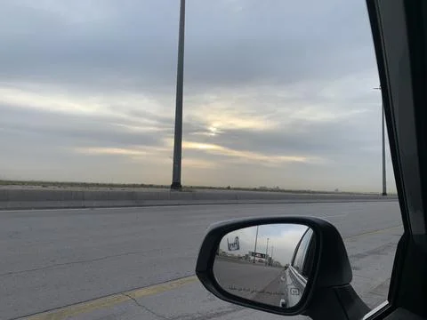Blind Spot Mirror from Driver Interior Perspective Photos