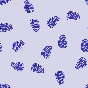 Blind spot mirrors accessory glyph seamless pattern Stock Illustration