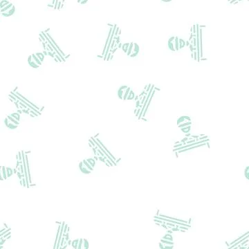 Blind testing glyph vector seamless pattern Stock Illustration