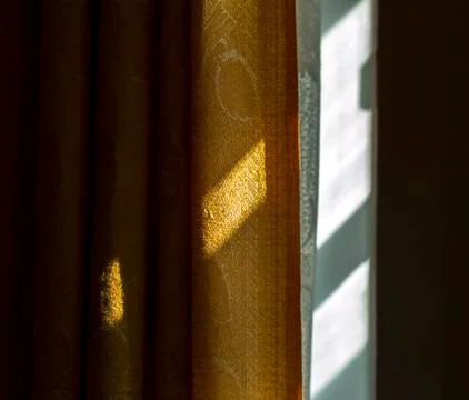 Blind in the window Stock Photos