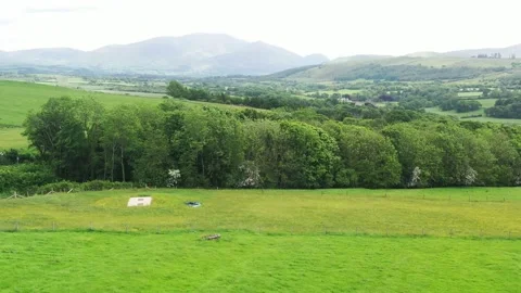 Blindcrake, Lake District, Cumbria, 4K Aerial. Stock Footage 156549131