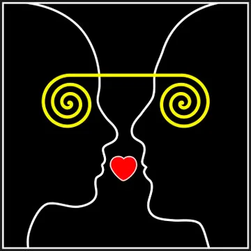 Blinded by Love Stock Illustration