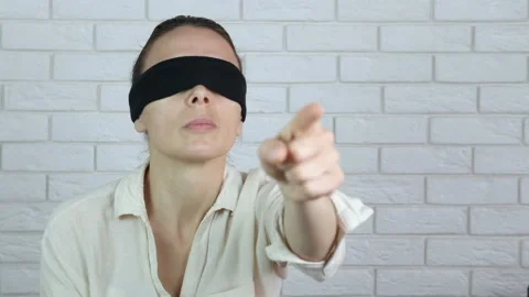 1,356 Blindfolded Woman Stock Video Footage - 4K and HD Video Clips