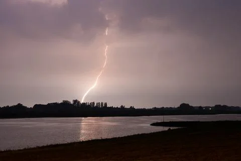 Blinding Lightning Stock Photos