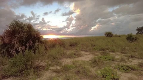 BlindPass Motion Lapse, Running Clouds, SunSet Stock Footage 216999491