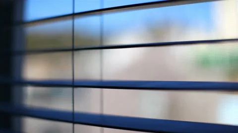 Blinds Open Close 01 HD 스톡 동영상 38994547