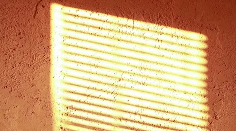 Blinds Shadow on the Wall Video stock 10607418