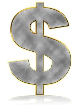 Bling dollar symbol Stock-Illustration