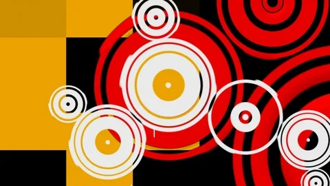 Blink circle drip Stock Footage 99438246