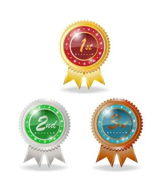 Blink label 1 2 3 Stock Illustration