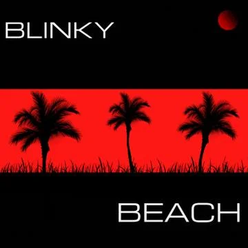 Blinki Beach Illustrazione stock