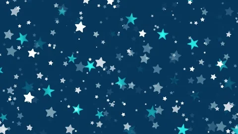 Blinking blue stars background Stock Footage 254366208