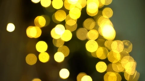 Blinking blurry lights. Christmas and New Year. Stock Footage 119958778
