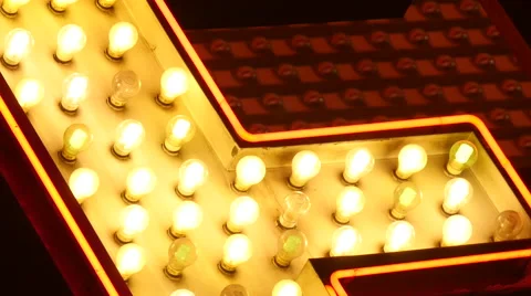 Blinking Bulbs Stock Footage 50430274