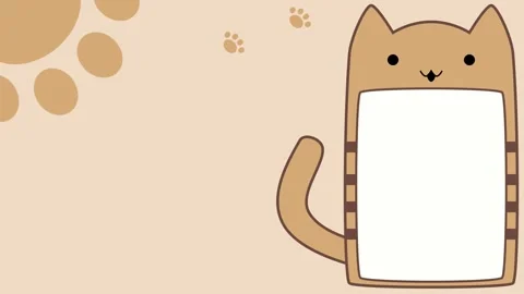 Blinking cat Looping streaming background. 1080p (1) Stock Footage 258881013