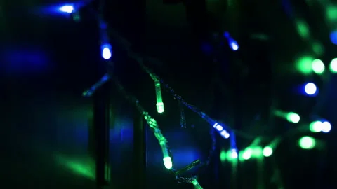 Blinking Christmas Bokeh Lights Seamless Loop Background Stock Footage 145186200