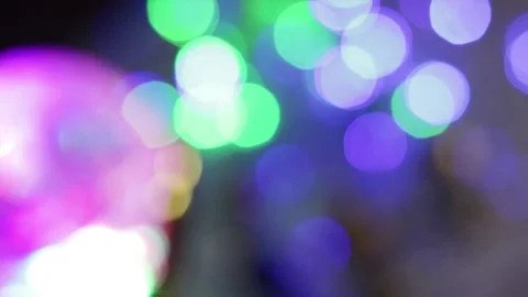 Blinking christmas light bokeh background Stock Footage 118137856