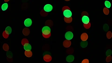 Blinking Christmas lights Stock Footage 73041713