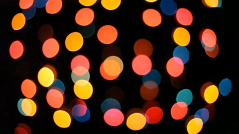 Blinking Christmas Tree Lights Twinkling. Motion Background. Stock Footage 99614242