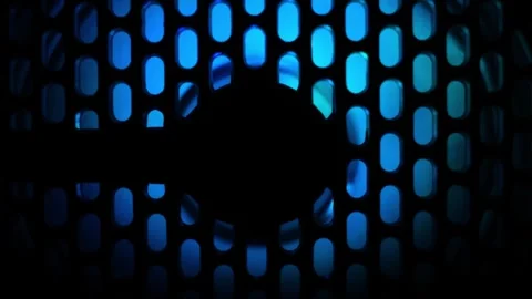 Blinking colorful lights in the dark Stock Footage 312473147