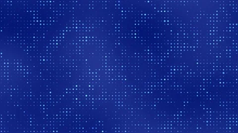 Blinking dots technology background lighting particles loop animation blue Stock Footage 295074588