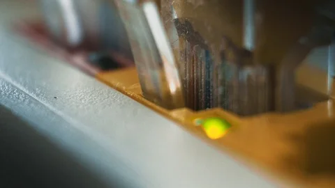 Blinking Ethernet connection lights, internet concept, macro shot Stock Footage 110914160