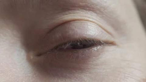 Blinking Eye Close Up Stock Footage 343452465