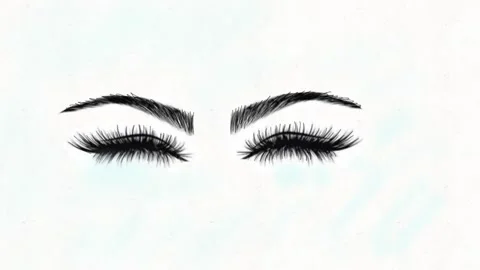 Blinking Eyes Loop Animation Stock Footage 331633986