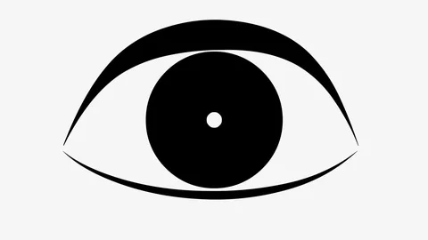 Blinking eyes. Video Animation. Stock Footage 125059864